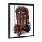 Stupell Industries Floral Swathed Phone Booth Floating Frame By Amelia Noyes